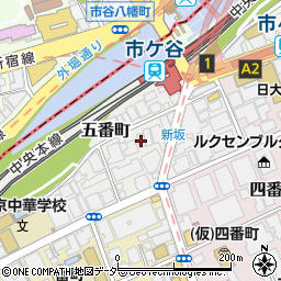 東京都千代田区五番町4-22周辺の地図