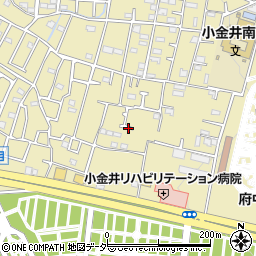 東京都小金井市前原町1丁目6周辺の地図