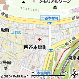 エイブルパーキング四谷本塩町駐車場周辺の地図