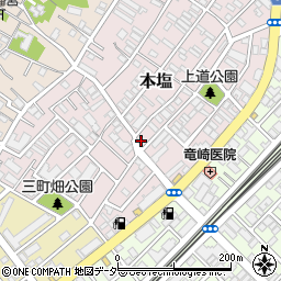 有限会社秋久商店周辺の地図