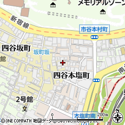 東京都新宿区四谷本塩町10周辺の地図