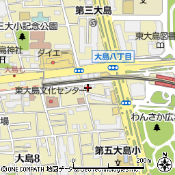 東京都江東区大島8丁目42-3周辺の地図