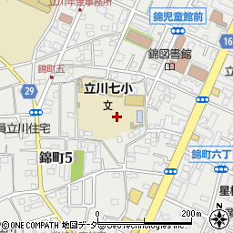 東京都立川市錦町5丁目6周辺の地図