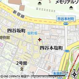 東京都新宿区四谷坂町8周辺の地図