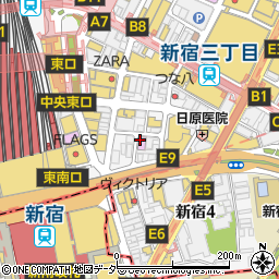 株式会社ＴＡＴ　新宿店周辺の地図