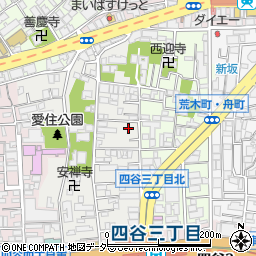 東京都新宿区愛住町16周辺の地図