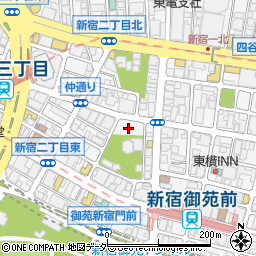 新宿公園周辺の地図