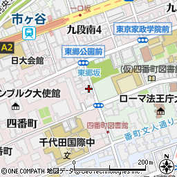 東京都千代田区四番町2-1周辺の地図