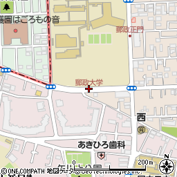 郵政大学周辺の地図