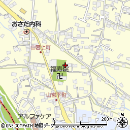 山梨県甲府市山宮町845周辺の地図