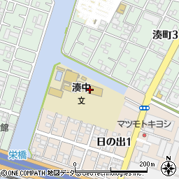 船橋市立湊中学校周辺の地図