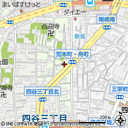 セブンイレブン新宿舟町店周辺の地図
