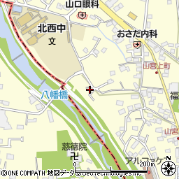 山梨県甲府市山宮町586周辺の地図