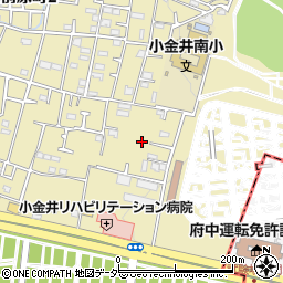 東京都小金井市前原町1丁目4周辺の地図