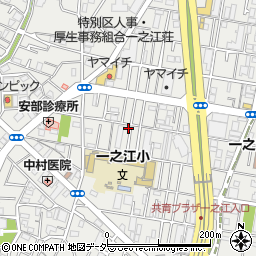 東京都江戸川区一之江4丁目周辺の地図