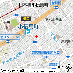 東京都中央区日本橋大伝馬町8周辺の地図