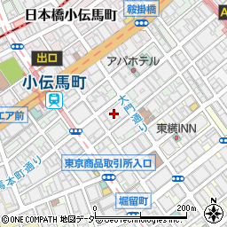 東京都中央区日本橋大伝馬町10周辺の地図