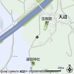 千葉県佐倉市天辺周辺の地図