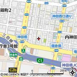 東京都千代田区内神田1丁目4周辺の地図