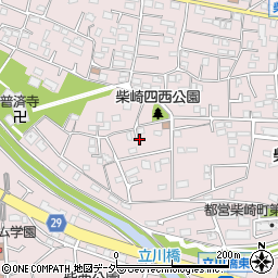 東京都立川市柴崎町4丁目18周辺の地図