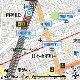 東京都千代田区鍛冶町1丁目周辺の地図