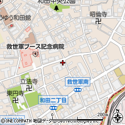 ロータスハイム和田周辺の地図