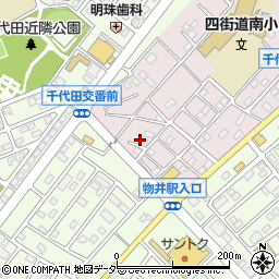 千葉県四街道市物井1476周辺の地図