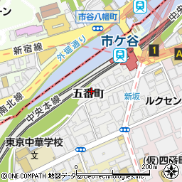 東京都千代田区五番町2-14周辺の地図