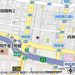 東京都千代田区内神田1丁目3周辺の地図