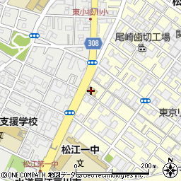はま寿司 江戸川松江店周辺の地図