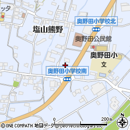山梨県甲州市塩山熊野1016周辺の地図