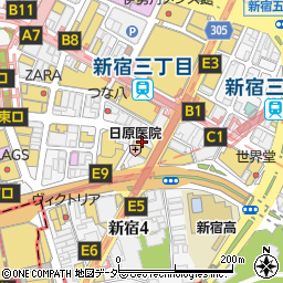 株式会社きめたハウジング新宿営業所周辺の地図