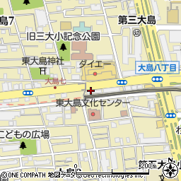 串屋横丁 東大島店周辺の地図