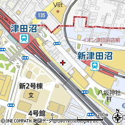 くら寿司津田沼駅前店周辺の地図