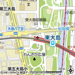 東大島駅自転車駐車場周辺の地図