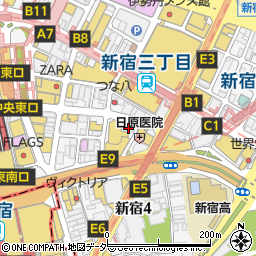 新宿 今井屋本店周辺の地図