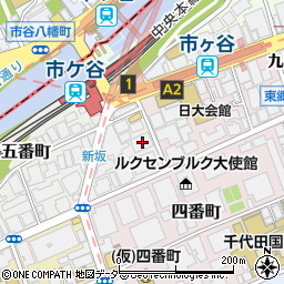 東京都千代田区五番町7-2周辺の地図