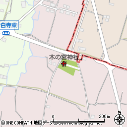 木の宮神社周辺の地図