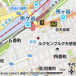 東京都千代田区五番町3周辺の地図