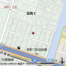 ヤマト工業船橋社員寮周辺の地図