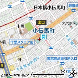 東京都中央区日本橋小伝馬町2周辺の地図