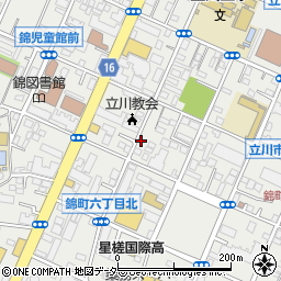 ＤＡＩＣＨＩ　ＰＡＲＫＩＮＧ　Ｎｏ．１１２　錦町３丁目の夕日駐車場周辺の地図