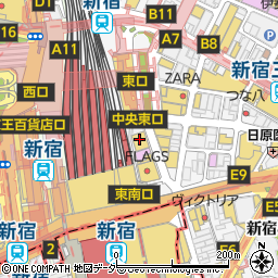 しゃぶ葉新宿ＮＯＷＡビル店周辺の地図