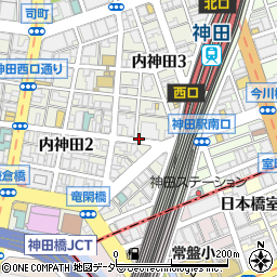 内神田３丁目パーキングメーター７周辺の地図