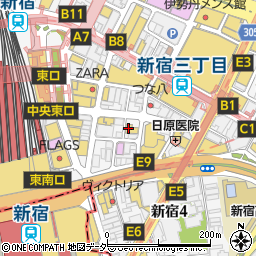 チャイナムーン 霞月樓  新宿三丁目店周辺の地図