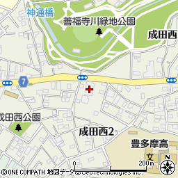 関東バス高井戸ハイツ周辺の地図