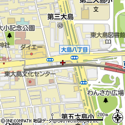 東京都江東区大島8丁目42-9周辺の地図