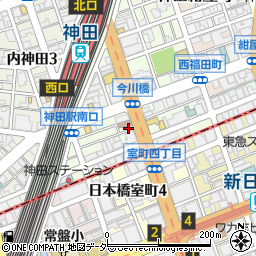 みんなのてもみ　神田中央通り店周辺の地図