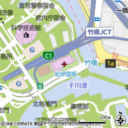 東京都千代田区北の丸公園3周辺の地図