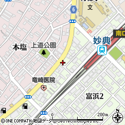 リンガーハット千葉妙典店周辺の地図